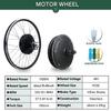 GEHPYYDS Front Hub Motor Kit,36V 48V 250W 350W 500W 1000W 1500W Ebike Conversion Kits Front Wheel 20"-700C Electric Bike Conversion kit, Brushless Hub Motor E-Bike Conversion Kit,20inch-48V/1000W view 4