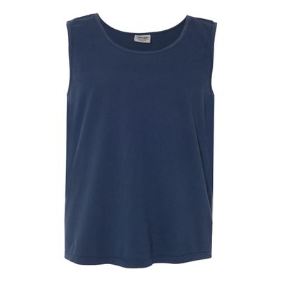 Comfort Colors Mens 6.1 Oz. Ringspun Garment-Dyed Tank (9360) -True Navy -S