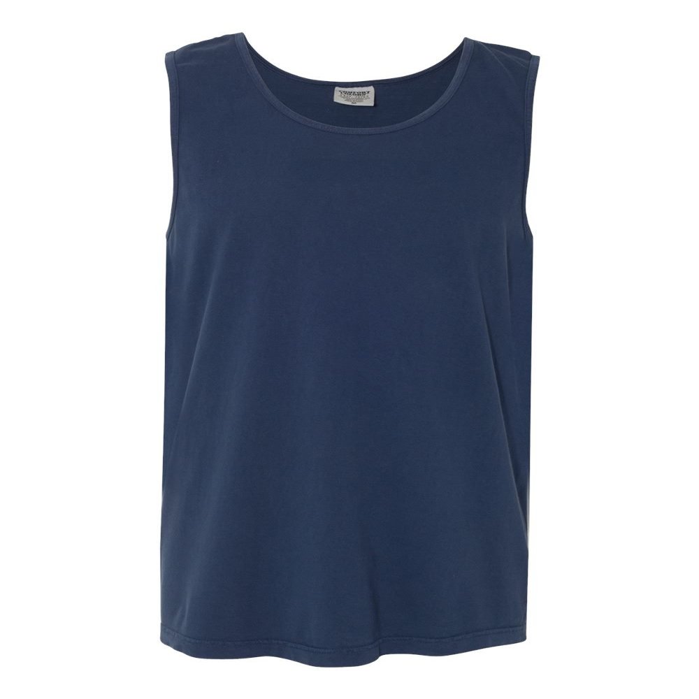 Comfort Colors Mens 6.1 Oz. Ringspun Garment-Dyed Tank (9360) -True Navy -S