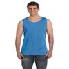Mens 6.1 Oz. Ringspun Garment-Dyed Tank (C9360) -Royal CARI -M view 1