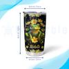 Hyturtle Personalized Gifts For Frog Lover - Just A Girl Who Loves Frogs Custom Name Stainless Steel Tumbler 20oz With Lid - Idea Cute Animals Lover Gifts For Women, Girl, Kids On Birthday, Christmas view 3