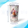 Hyturtle Personalized Gifts For Chicken Lover - Life Is Better With Chickens Stainless Steel Tumbler 20oz With Lid - Idea Farm Animals Lover Gifts For Women, Girl, Kids On Birthday, Christmas view 3