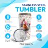 Hyturtle Personalized Gifts For Chicken Lover - Life Is Better With Chickens Stainless Steel Tumbler 20oz With Lid - Idea Farm Animals Lover Gifts For Women, Girl, Kids On Birthday, Christmas view 4