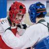 Taekwondo mask Removable Arts Headgear Fight Headgear Detachable Face Protector Sparring Boxing Helmet Hockey Visor Man Tempered Plastic Boxing Supplies Hanging view 3