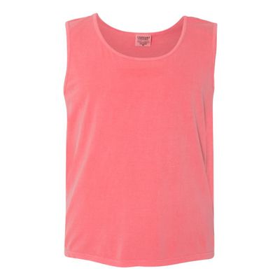 Comfort Colors Mens 6.1 Oz. Ringspun Garment-Dyed Tank (9360) -Watermelon -XL