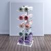 REMYS Rolling Yoga Mat Cart Floor Yoga Mat Holder Rack, Large Capacity Foam Roller/Exercise Mats/Pilates Mats Storage Organizer (Color : White) view 3