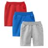 Azalquat Toddler Boys Summer Knit Shorts with Pocket, 2/3/4 Pack Baby Pull-On Soft Active Shorts (Blue/Red/Gray, 7 Years) view 1