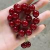 KAROYD Cinnabar for Bodhi Root Bracelet Rouge.Handheld(Bead) view 1