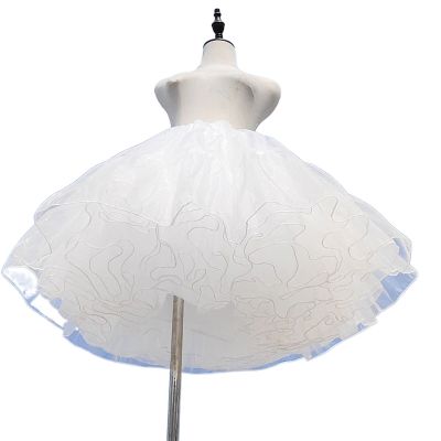 35CM Lolita Skirt Support Four Layers of Boneless Soft Yarn Petticoat Marshmallow Cloud Support Wedding Skirt Bottom Support