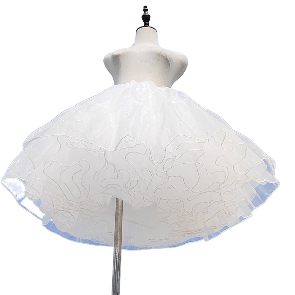 35CM Lolita Skirt Support Four Layers of Boneless Soft Yarn Petticoat Marshmallow Cloud Support Wedding Skirt Bottom Support