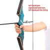 oubert 60inch Black Hunter Takedown Longbow 20-60lbs Archery Set Left Hand Practice Bow for Adults Outdoor Targeting and Shooting Practice (50LBS) view 3