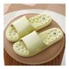 LUXRUB Plantar Fasciitis Massage Slippers Women Men Acupressure Sandals Open Toe Shower Shoes Summer House Slides Relief Foot Arch Arthritis Neuropathy Pain (Color : Green, Size : 5.5/6) view 1