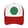 YNHXYFT Green Bocce Ball Hat Mesh Cap for Men Women, Adjustable Trucker Hat Baseball Cap view 2
