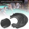 oceanside Pool Table Pocket Lining, 4Set Billiard Table Pocket Corner Liners Replacement Pool Sports Accessory Black view 4