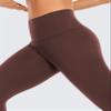 CRZ YOGA Butterluxe High Waisted Capris Workout Leggings for Women 21'' - Lounge Buttery Soft Yoga Pants Taupe Medium view 3