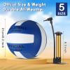 Jexine 12 Piece Regulation Size 5 Soft Volleyballs with Pump and Needles, Suitable for Indoor and Outdoor Play, Durable Polyurethane Material view 2