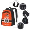 Cincinnati Backpack Custom Football Sport Backpacks, Customized Personalized Name And Number Backpack Travel Bag Gifts For Fans Men Women 17in view 3