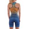 Synergy Women's Pro Sleeveless Racerback Trisuit (Orange Wave, X-Large) view 4