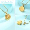 mingkejw Shell Urn Necklace for Ashes Cremation Jewelry for Women Men Stainless Steel Seashell Pendant Memorial Necklaces Ash Holder for Human Pets Keepsake Jewelry for Loved Ones with Fill Tool view 3