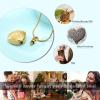 mingkejw Shell Urn Necklace for Ashes Cremation Jewelry for Women Men Stainless Steel Seashell Pendant Memorial Necklaces Ash Holder for Human Pets Keepsake Jewelry for Loved Ones with Fill Tool view 4