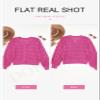 Dokotoo Women's Cardigans Sexy V Neck Fall Sweaters for Women 2025 Cardigans Hot Pink Sweaters Long Sleeve Tops Open Front Stylish Hot Pink Button Down Shirts XX-Large view 4