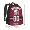 Arizona Backpack Custom Football Sport Backpacks, Customized Personalized Name And Number Backpack Travel Bag Gifts For Fans Men Women 17in view 2