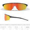 BEACOOL Polarized Sports Cycling Glasses Men Women UV400 Baseball Sunglasses TR90 Frame for Fishing Running Golf Softball view 4