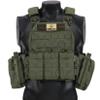 Cilbmua Tactical Vest Quick Release for Men Outdoor Molle Airsoft Vests Adjustable Breathable Weighted Gear for CS/Training (Green) view 2