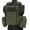 Cilbmua Tactical Vest Quick Release for Men Outdoor Molle Airsoft Vests Adjustable Breathable Weighted Gear for CS/Training (Green) view 3