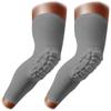 ZODEYI Knee Pads Wrestling Knee Sleeve Compression Leg Sleeves for Volleyball Basketball, Knee Compression Sleeve for Youth and Adult(Gray_L_2 Pcs) view 1