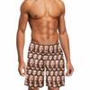 Custom Men's Swim Trunks with Dog Face Photo, Personalized Funny Face Beach Board Shorts Design Your Own Quick Dry Swimwear Surfing Shorts Customized Gifts for Dad Husband BF Birthday Fathers Day view 1
