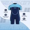 Seaskin Kids Wetsuit for Boys Girls Toddler 3mm Back Zip Thermal Swimsuits view 2