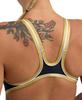 ARENA One Women's Evanescence Swimsuit Tech One Back One Piece Construction MaxLife Training Suit, Black/Multi/Gold, US Size 24 view 4