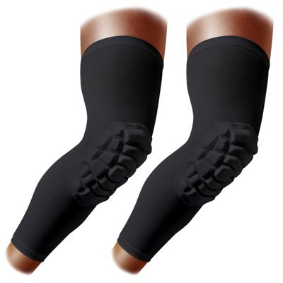 ZODEYI Knee Pads Wrestling Knee Sleeve Compression Leg Sleeves for Volleyball Basketball, Knee Compression Sleeve for Youth and Adult(Black_M_2 Pcs)
