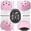 CELOID Kids Helmet,Baby Bike Helmets for Ages 5-8 Years Boys Girls,Toddler Adjustable Multi-Sport Cycling Skateboard Roller Skat Scooter Rollerblade Balance Skateboarding Helmet,Pink view 2