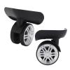 1 Pair Luggage Replacement Wheels Smooth Performance Mute Swivel Suitcase Luggage Caster Wheels Repair Parts Durable Replacement view 1