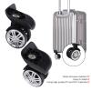 1 Pair Luggage Replacement Wheels Smooth Performance Mute Swivel Suitcase Luggage Caster Wheels Repair Parts Durable Replacement view 3