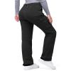 33,000ft Women's Rain Pants, Waterproof Lightweight Breathable Rain Overall Hiking Pants Black view 2