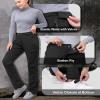 33,000ft Women's Rain Pants, Waterproof Lightweight Breathable Rain Overall Hiking Pants Black view 4