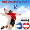 Lenwen 2 Pack Volleyball Official Size 5, Blue-White, Red-White view 3