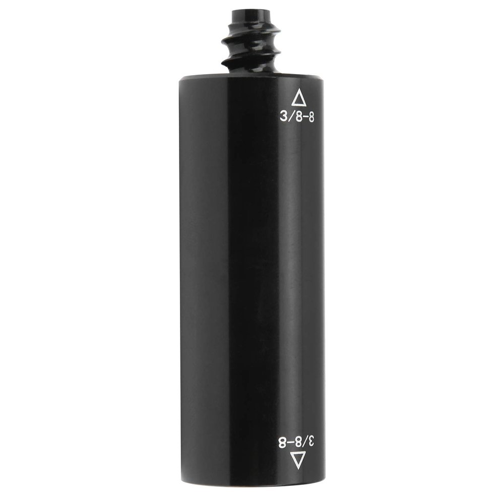 Leapiture 3/8-8 Teeth Pool Extension Cue 2oz Billiard Middle Shaft Extender Adapter Telescopic Cue Extender Pool Expand Cue