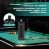 Leapiture 3/8-8 Teeth Pool Extension Cue 2oz Billiard Middle Shaft Extender Adapter Telescopic Cue Extender Pool Expand Cue view 4