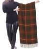 LMNSWDA Red and Green Bruce Clan Tartan Women's Fashion Cashmere Feel with Tassel Large scarf warm party shawl Wraps view 2