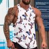SCOCICI Men's Tank Top Fashionable Sleeveless T-Shirt Gym Workout Casual Tees Muscle Shirts 3XL view 2