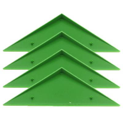 BESPORTBLE 4pcs Edge Protector Triangle Soccor Table Corner Foosball Machine Accessories Foosball Table Corner Ramps Protector Guard Triangle Football