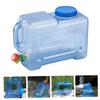 HONMEET Portable Outdoor Water Bucket 2 Gallon Collapsible Water Container with Handle for Camping Hiking Travel and Bbq Storage Jug view 3