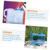 HONMEET Portable Outdoor Water Bucket 2 Gallon Collapsible Water Container with Handle for Camping Hiking Travel and Bbq Storage Jug view 4