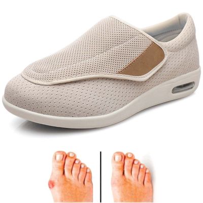 Women Slip On Shoes with Arch Support,Women's Walking Shoes with Arch Support, Diabetic Shoes Adjustable Closure Men 8/Women 9.5