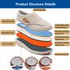 Women Slip On Shoes with Arch Support,Women's Walking Shoes with Arch Support, Diabetic Shoes Adjustable Closure Men 8/Women 9.5 view 3