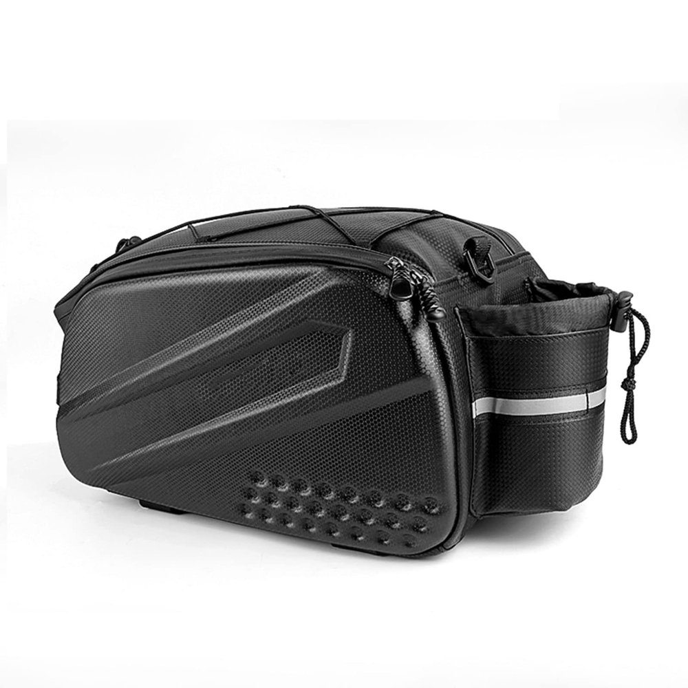 SHOUCAN Bike Rear Seat Bag - Bicycle Trunk Pannier Bag, 14L Capacity Waterproof Bike Carrier Backseat Bag with Rain Cover,A